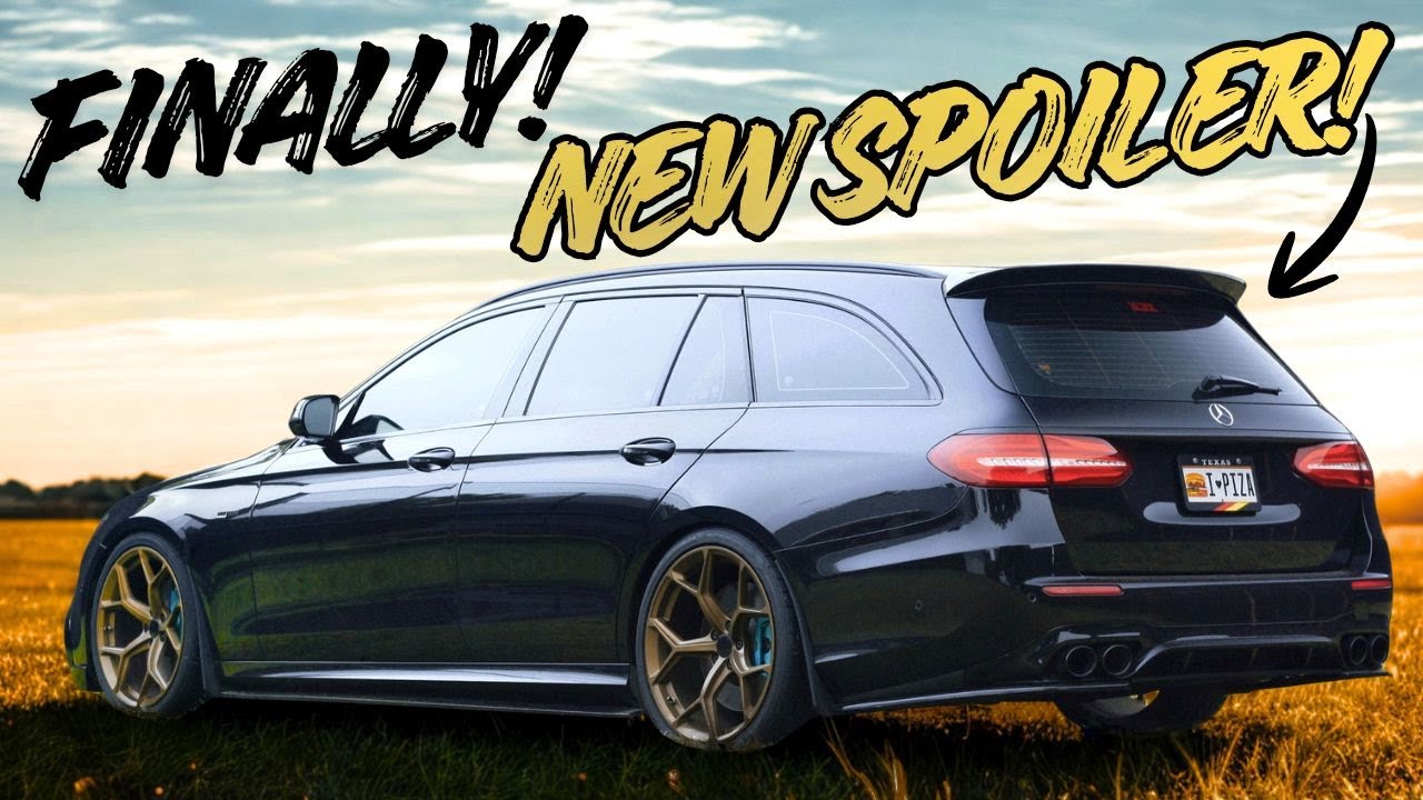 ВНИМАНИЕ, СПОЙЛЕР! Универсал получил карбоновый спойлер из Тайваня (я сделал его ЛУЧШЕ с помощью ...