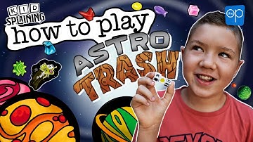 How to Play Astro Trash | Learn to Play Astro Trash in 3 Minutes | Family Friendly Game Tutorials
