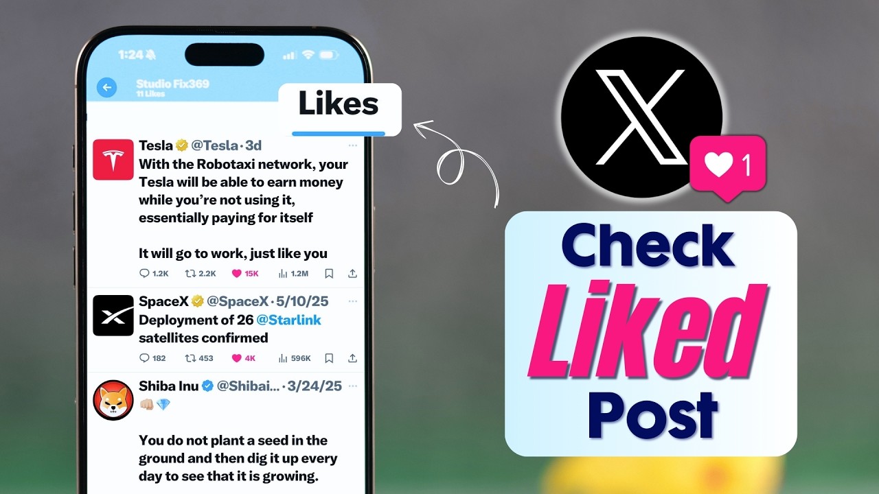How To Check Liked Posts On X Account! [Twitter] - YouTube