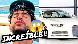 LOS LUJOSOS AUTOS De BAD BUNNY - bugatti chiron 🚗😱