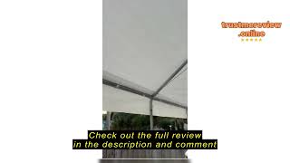 Review TGEHAP 10'x20' Carport Replacement Top Canopy Cover White for Car Garage Top Tarp Shelter Wat