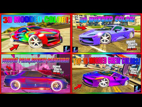 4D MODDED PAINT JOBS IN GTA ONLINE PS4/PS5 (CREW) - XDG MODS