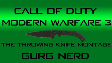 *MW3* The Throwing Knife Montage | GurG nerd
