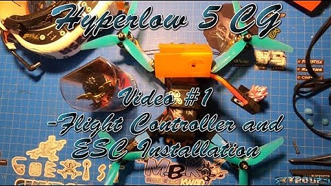 Hyperlow CG 5 Build Video 1: T-Motor ESC Installation