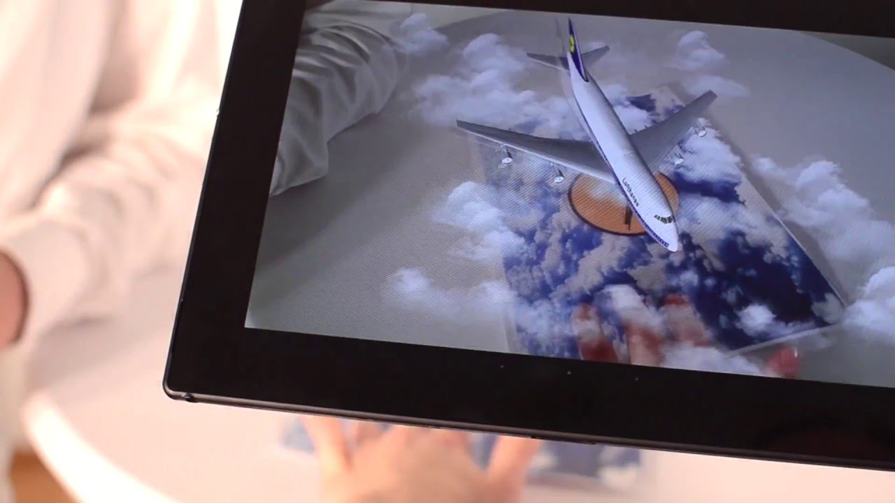 Augmented Reality  Lufthansa - AR Business App Solution - Mobile AR Development by INSCALE
