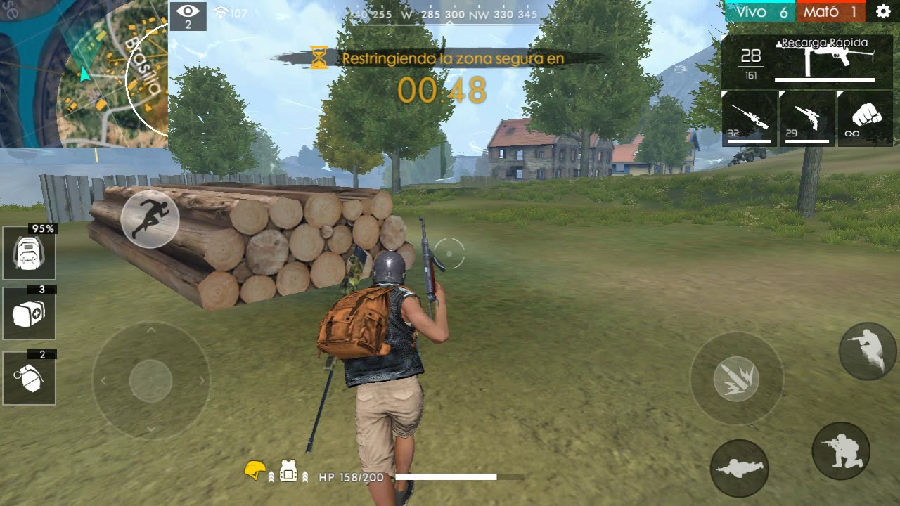 Mi primer vídeo de Free Fire en YouTube.. Suscribete YouTube