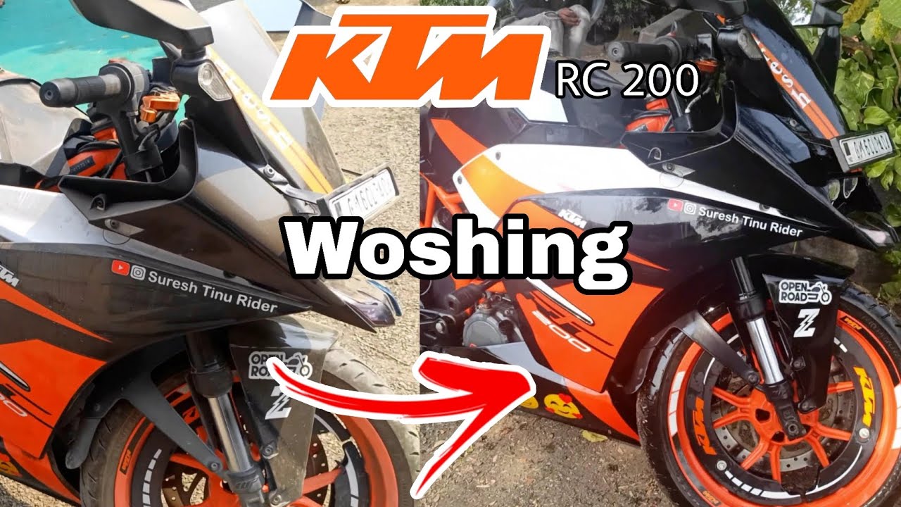 Ktm rc #woshing...🥰