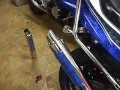 音量注意 CBR400F NC17 排気音 レブコン タイプⅠとタイプⅢサイレンサー