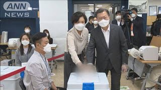 韓国・文大統領　7日の大型選挙前に防疫呼びかけ(2021年4月5日)