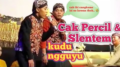 Cak Percil  di tantang Slentem menirukan suara Hewan
