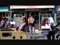 Barcelona Street Music Accordion Les Rambles Spain near Metro