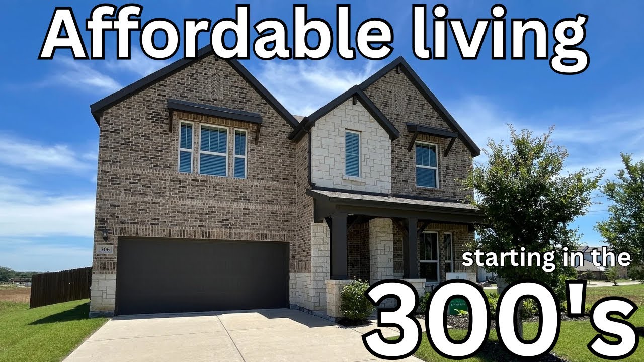 Affordable new homes in Justin Texas YouTube