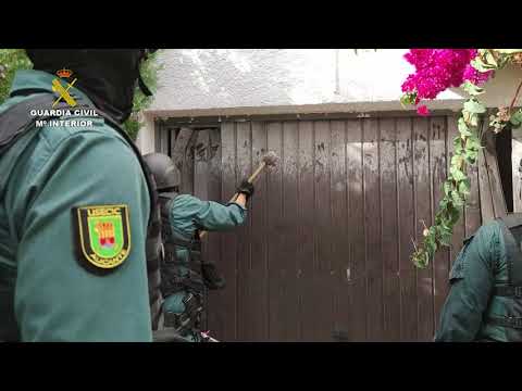 Operación Mosra de la Guardia Civil en la Marina Alta