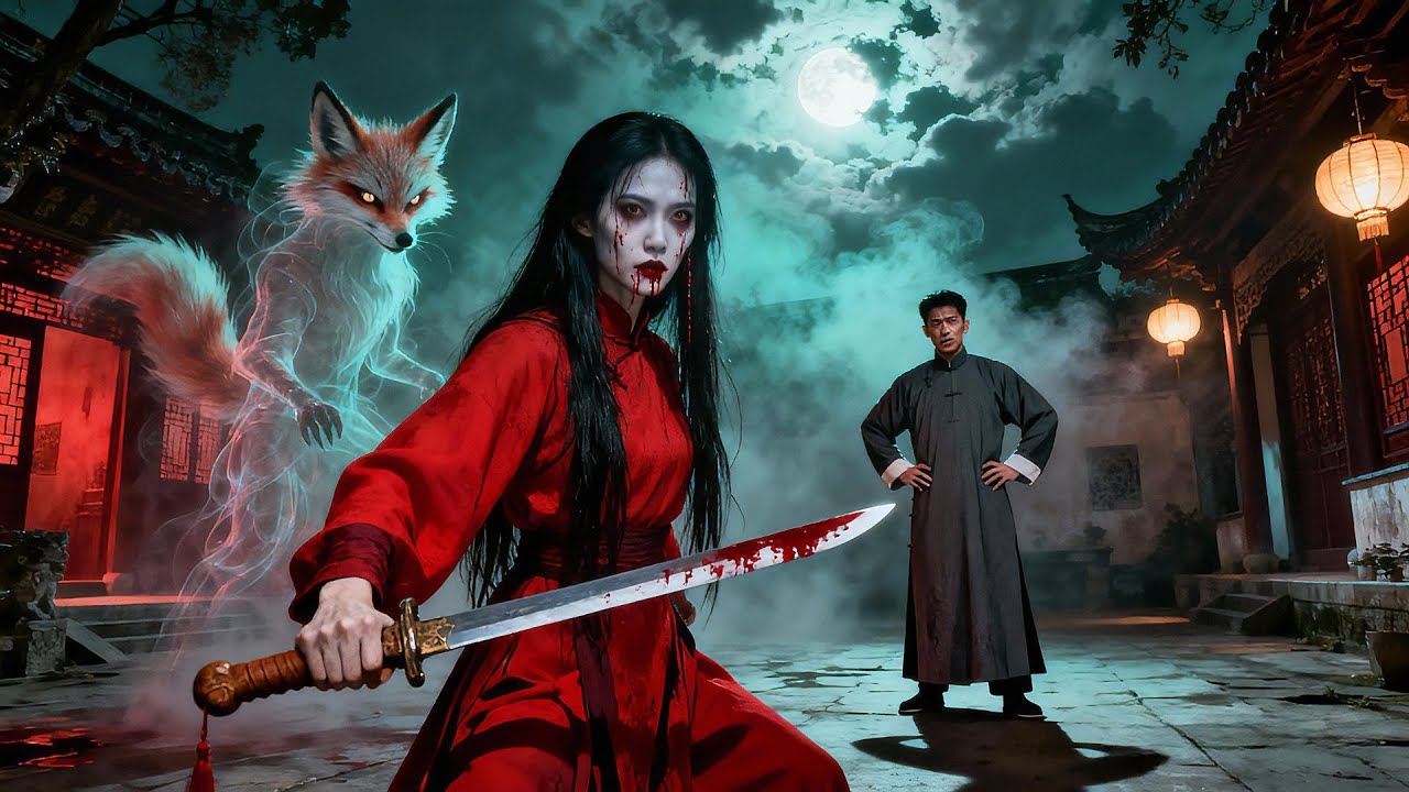 Прекрасная женщина превращается в мстительного призрака и использует силу духа лисы, чтобы отомстить