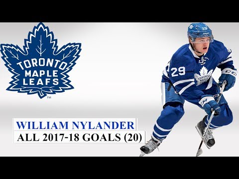 William Nylander (#29) All 20 Goals of the 2017-18 NHL Season