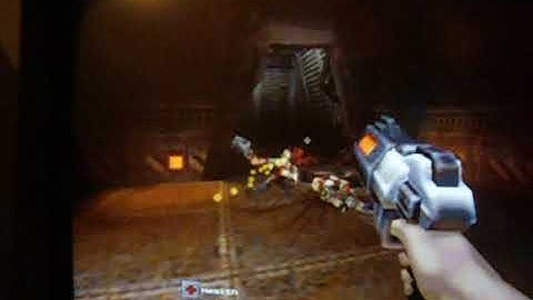 Testing Quake 2 on a Pentium 133mhz with 4mb Voodoo 1 (diamond monster)