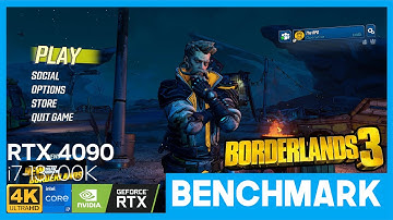 Borderlands 3 4K Benchmark, Badass Settings | RTX 4090 | i7-13700K