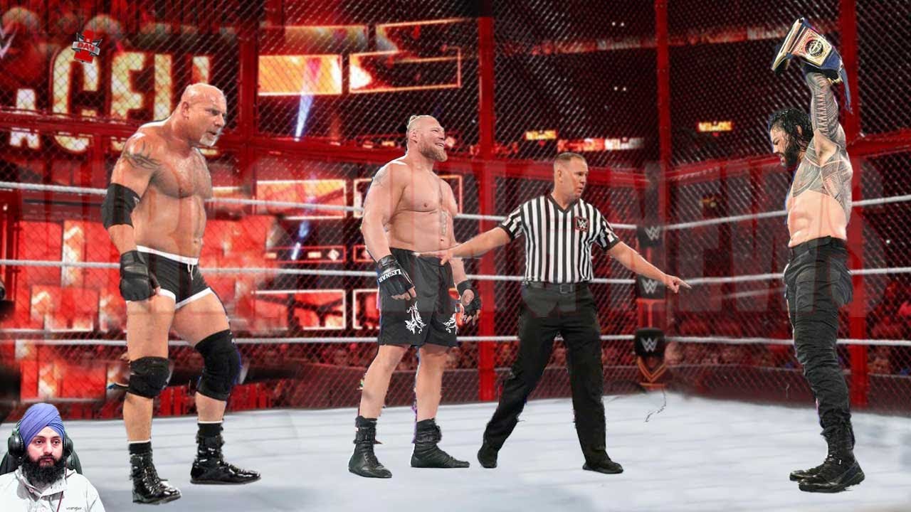WWE DAY 1 Brock Lesnar vs Roman Reigns vs Goldberg Universal Title HELL IN A CELL Wrestling News