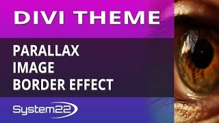 Divi Theme Parallax Image Border Effect