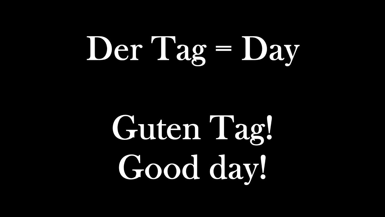 Learn German Phrases "Guten Tag!" (German ⇔ English Audio) YouTube