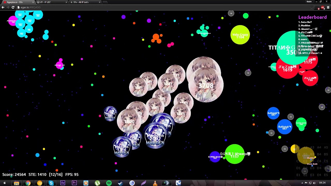 Agar.io - Madden & SniiKz Random Server Takeover #31