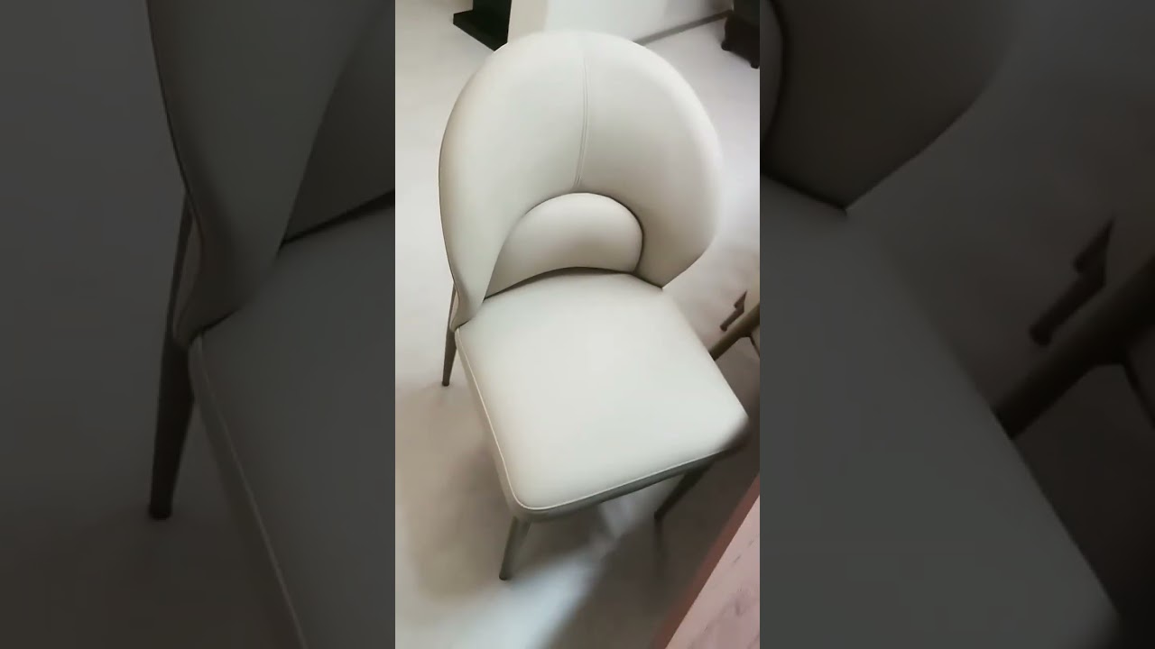 Leather home backrest light luxury dining chair ！！！