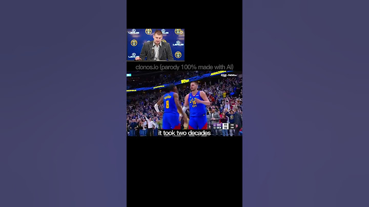 Jokic talks about long distance shot vs Kings!