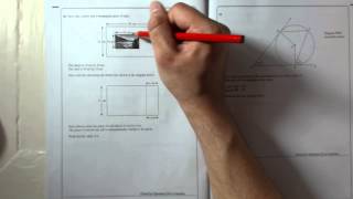 Edexcel GCSE Paper 1 June 2014 Question 20 - Scale Factors Enlargement Similarity