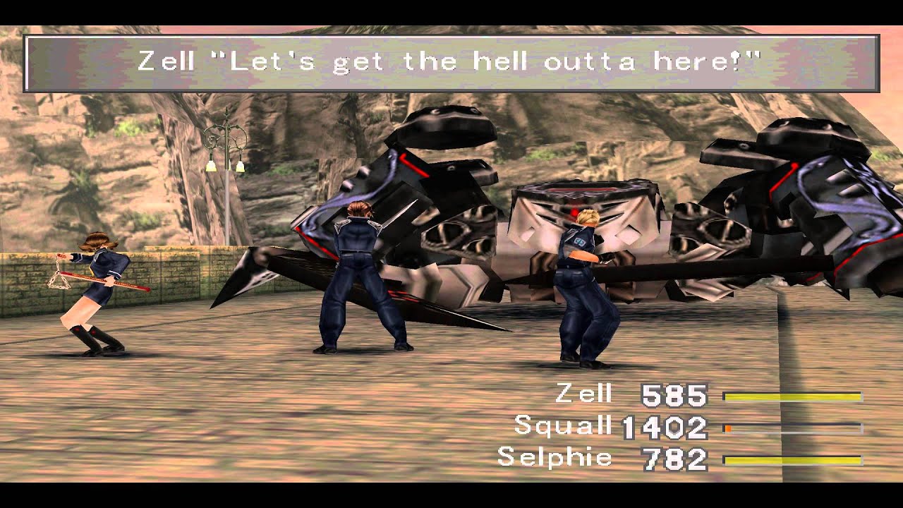 Final Fantasy VIII - X-ATM092 Boss Fight - YouTube