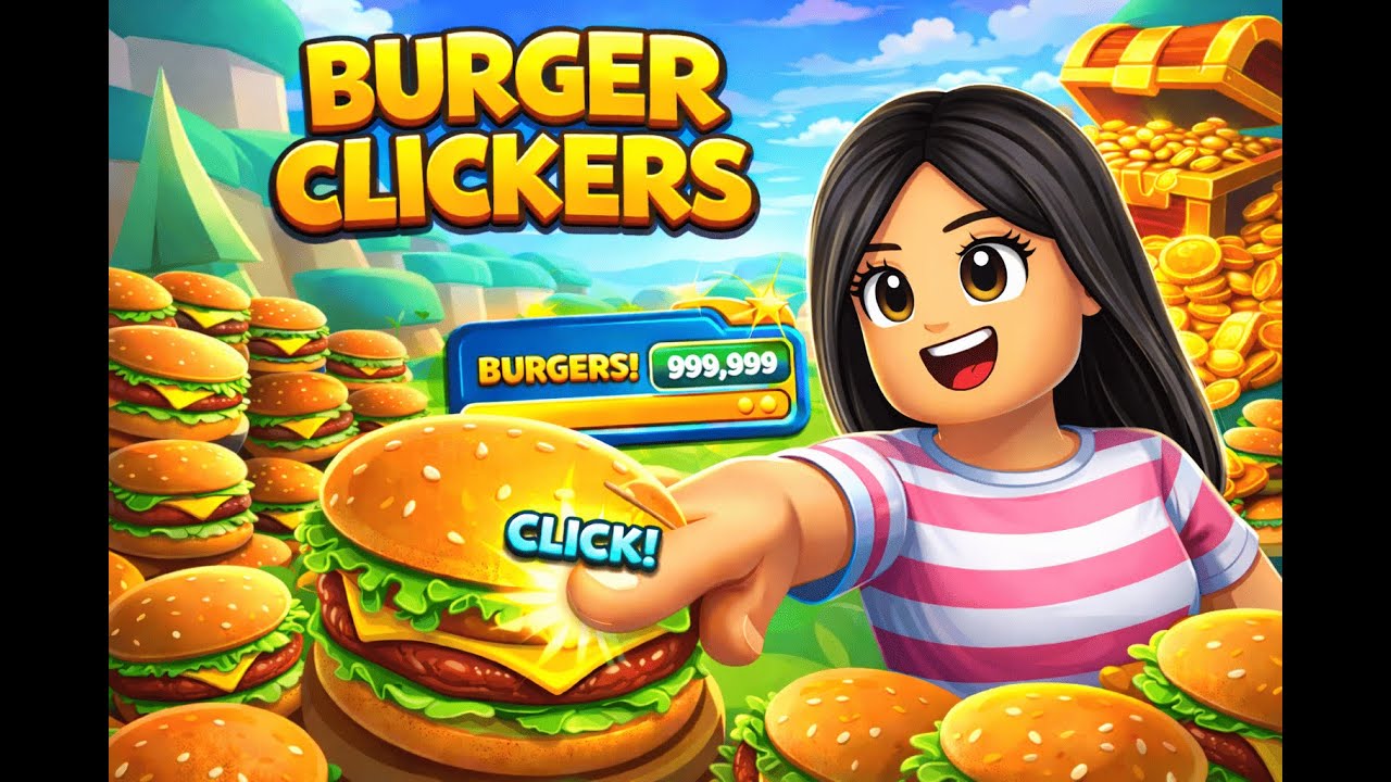 Burger Clicker – Hatch Pets, Rebirth & Go OP