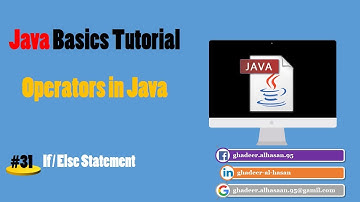 #31 شرح تعليمة if-else الشرطية في جافا