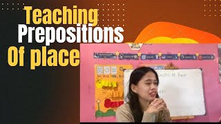 Total Physical Response Method. Teaching Prepositions of Place