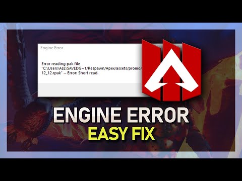 Fix: Apex Legends Engine Error
