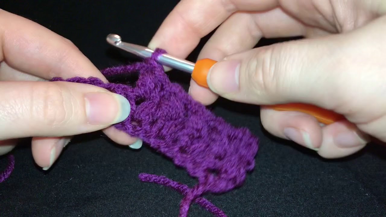 Learn how to crochet the Elizabeth stitch - YouTube