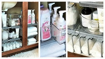 NEW! How To Organize Under Your Bathroom Sink | Tips & Solutions