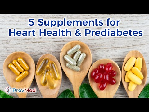 5 Supplements for Heart Health & Prediabetes