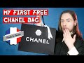 My first free CHANEL bag - Made in France! The FOMO is real! Have you gotten yours?!