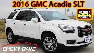 Preowned 2016 GMC Acadia SLT Review and It's For Sale