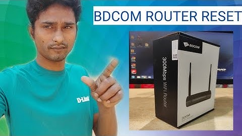 How To Reset BDCOM WPA2100-WG300B Wireless Router. New Tutorial 2020