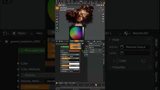 Easy Photoreal Explosions in Blender #Blender #Shorts #Tips