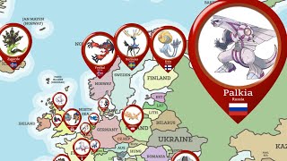 Legendary Pokémon From Different Countries | Data Around The World