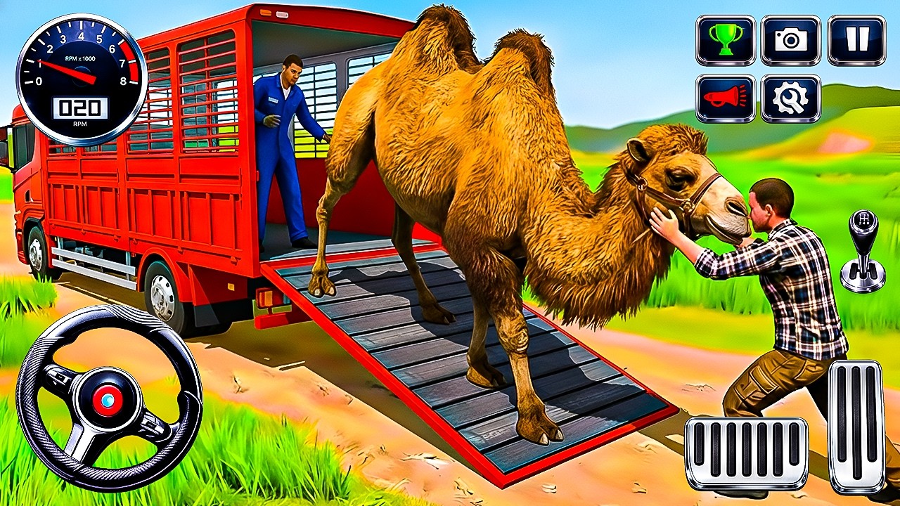 🚚 Animal Cargo Truck Driving Game 3D | Wild Animal Transport 🚨 Android Gameplay