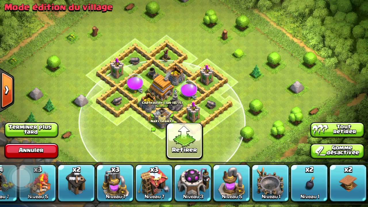 [COC]Village HDV 5 Clash Of Clan YouTube