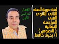 أسهل طريقة لشرح النصوص للصف الثانى الثانوى التجارى و الصناعى و الفندقى المراجعة النهائية النصوص 