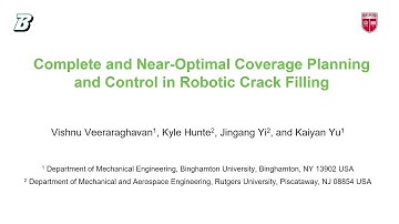 Complete and Near-Optimal Coverage Planning and Control in Robotic Crack Filling
