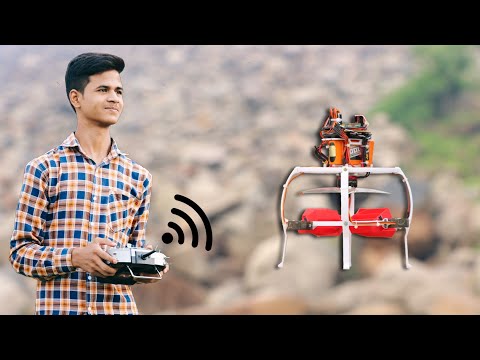 How To Make A single motor Drone | यह है एक मोटर वाला ड्रोन!