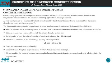 1 07  FUNDAMENTAL ASSUMPTIONS FOR REINFORCED CONCRETE’S BEHAVIOR