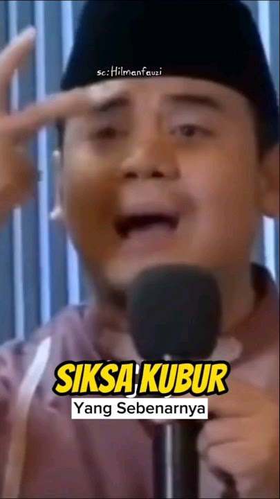 SIKSA KUBUR YANG SEBENARNYA - KAJIAN ISLAMI A HILMAN FAUZI #shorts