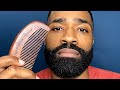 What beard size to start using beard comb  week 9 black mens beard journey