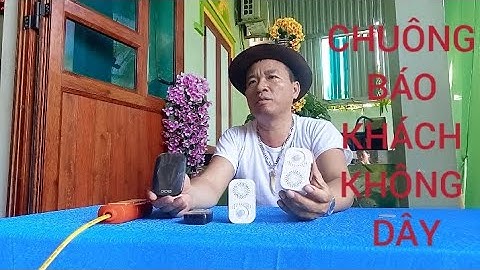 BỘ CHUÔNG CỬA BÁO KHÁCH KHÔNG DÂY CẢM BIẾN HỒNG NGOẠI GIỌNG NÓI THÔNG MINH 